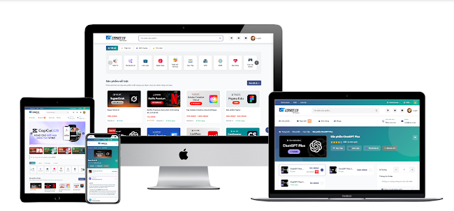 SHOPKEY] Tạo website bán tài khoản Premium, bán tài khoản digital